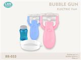 B/O  Bubble Gun And Fan  2-In-1
