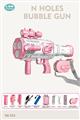 Pink Angel Bubble Gun With Light